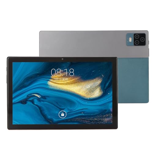 Lazmin112 10,1-Zoll-Tablet, MTK6762 Octa Core 16 GB RAM 1 TB ROM 13 MP 16 MP Kamera, 4G LTE 5G WLAN, Typ C, 8000 MAh Lithiumbatterie, Android 13, für Office-Gaming-Filme (Blue) von Lazmin112