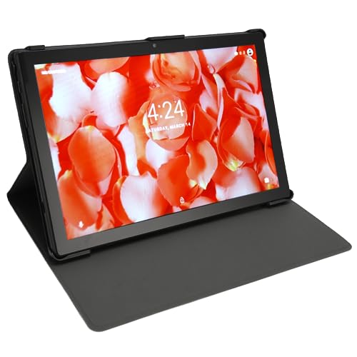 Lazmin112 10,1-Zoll-Tablet, Octa-Core-CPU, 8 GB RAM, 256 GB ROM, 4G-Netzwerk-PC mit Hülle, für12.0 (EU-Stecker) von Lazmin112