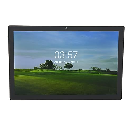 Lazmin112 10,1-Zoll-Tablet für Android 10, MTK6735 Quad Core 6 GB RAM 64 GB ROM 5G WiFi-Tablet, 2560 X 1600 HD-Touchscreen, Dual-SIM-Dual-Standby, 8800-mAh-Akku (Silver) von Lazmin112