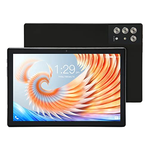 Lazmin112 10,1-Zoll-Tablet für Android 12, 8-Core-CPU, 8 GB RAM, 256 GB ROM, 1960 X 1080 FHD-Display-Touchscreen, 2,4 G 5 G Dualband-WLAN, Dual-Kamera, 7000-mAh-Akku, (EU-Stecker) von Lazmin112