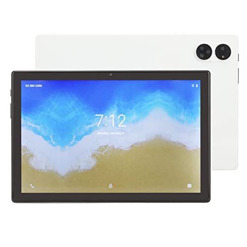 Lazmin112 10,1-Zoll-Tablet für Android 12, 8 GB RAM 128 GB ROM WiFi HD-Tablet mit Dual-Kamera, Erweiterbarem Speicher, 5800 MAh Akkulaufzeit von Lazmin112