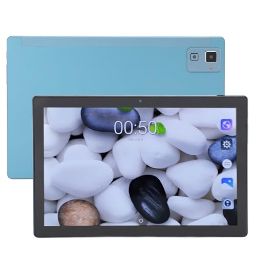 Lazmin112 10,1-Zoll-Tablet mit Octa-Core-Prozessor, 6 GB RAM, 128 GB ROM, Zertifiziert, 10 Stunden Akku, IPS-Display, 32 MP Rückkamera, 16 MP Frontkamera, für 13 (Blue) von Lazmin112