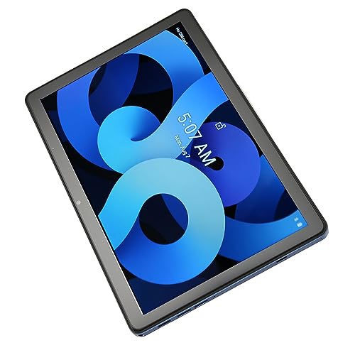 Lazmin112 10-Zoll-Tablet, 12 GB RAM, 512 GB ROM, Dual-Kamera, 5G-WLAN, HD-Touchscreen,GMS-Zertifiziert, mit IPS-Display und Langer Akkulaufzeit (Blue) von Lazmin112