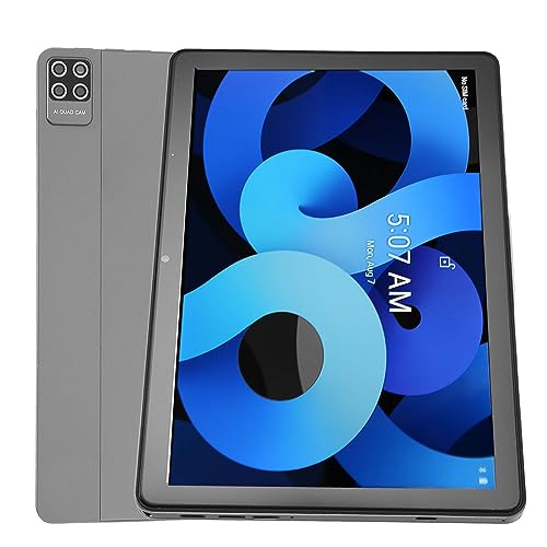 Lazmin112 10-Zoll-Tablet, 12 GB RAM, 512 GB ROM, Dual-Kamera, 5G-WLAN, HD-Touchscreen,GMS-Zertifiziert, mit IPS-Display und Langer Akkulaufzeit (Grey) von Lazmin112