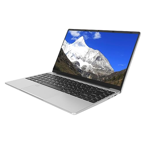 Lazmin112 14-Zoll-Laptop, für Intel Celeron N5095 4-Core-CPU, 16 GB RAM, IPS-HD-LCD-Bildschirm, Dünn Tragbar, Webcam, 7000 MAh, mit Fingerabdruckleser, für Windows 11 (16 512G EU-Stecker) von Lazmin112