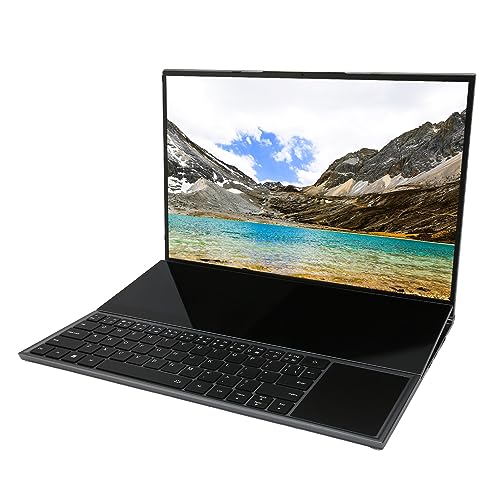 Lazmin112 16-Zoll-14-Zoll-Dual-Screen-Laptop mit Core I7, 16 GB RAM, 11 (16 GB + 1 TB EU-Stecker) von Lazmin112