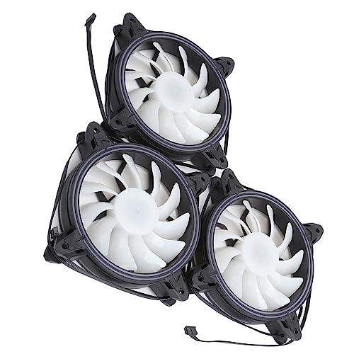 Lazmin112 3 Stück 6-poliger Computer-RGB-Lüfter, Einstellbarer CPU-Kühler Computergehäuse-Lüfter RGB-Licht mit Fernbedienung Lazmin112 3 Stück 6-poliger Computer-RGB-Lüfter, Einstellbarer CPU-Kühler Computergehäuse-Lüfter RGB-Licht mit Fernbedienung von Lazmin112