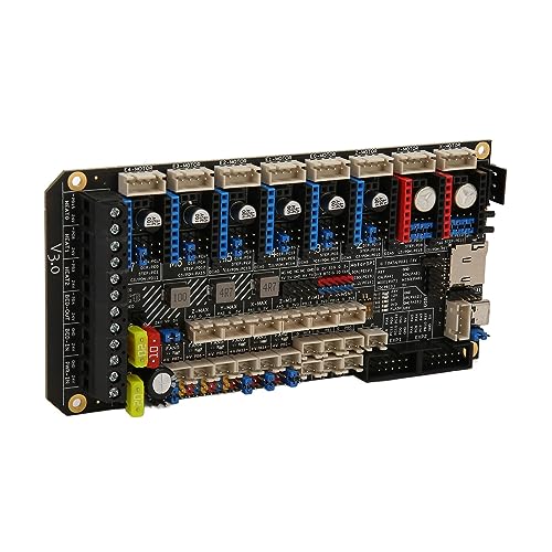 Lazmin112 3D-Drucker-Steuerplatine, 32-Bit-Silent-Platine, Bis zu 8-Kanal-PWM-Lüfter mit TMC2209 V4.0-Schritttreiber, STM32F446-Chipplatine für Voron 3D-Drucker von Lazmin112