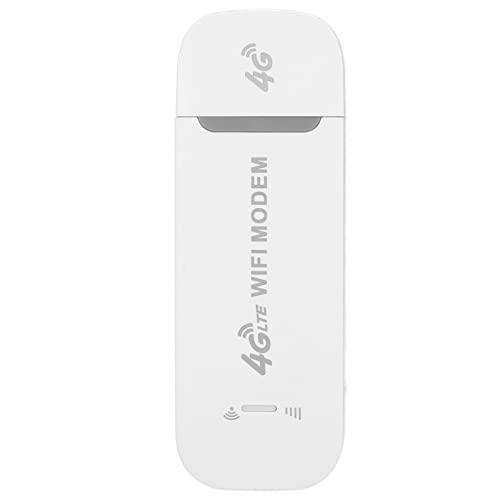 Lazmin112 4G-WLAN-Router, 150 Mbit/s Tragbare 4G-WLAN-Box mit SIM-Kartensteckplatz, Unterstützt IEEE802.11b/g/n Band 2,4G, 4G LTE FDD: B1/B3/B5 USB Mobile WLAN für Tablet-Laptop von Lazmin112