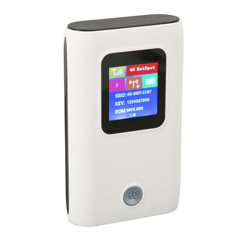 Lazmin112 4G-WLAN-Router, Nano-SIM-Kartensteckplatz, 300 Mbit/s Hohe Geschwindigkeit, Kapazität für 10 Geräte, Powerbank-Funktion, Mobiler WLAN-Hotspot, Region Europa Lazmin112 4G-WLAN-Router, Nano-SIM-Kartensteckplatz, 300 Mbit/s Hohe Geschwindigkeit, Kapazität für 10 Geräte, Powerbank-Funktion, Mobiler WLAN-Hotspot, Region Europa von Lazmin112
