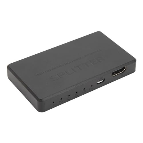 Lazmin112 4KSplitter 1x4 Splitter, 1 in 4 OutVideo Verteilerbox für HDTV, PS3, DVD, Projektor von Lazmin112