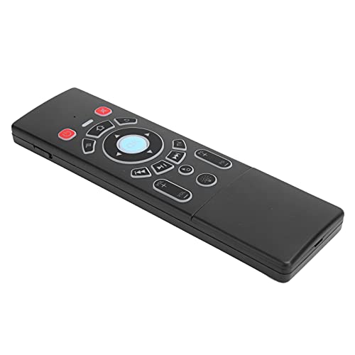 Lazmin112 Air Remote-Maustastatur, 2.4G Wireless 6-Achsen-Gyroskop-Touchpad Multifunktionale Air Remote mit Hintergrundbeleuchtung, Plug & Play, für Smart-TVs, Projektoren, Computer von Lazmin112