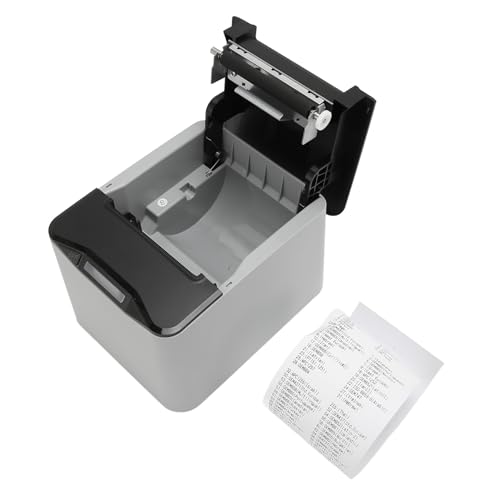 Lazmin112 Auto-Cutter USB-Thermo-Belegdrucker 80 Mm, Transparenter Druck, Küche, Gewerblicher Einzelhandel, 100–240 V (EU-Stecker) von Lazmin112