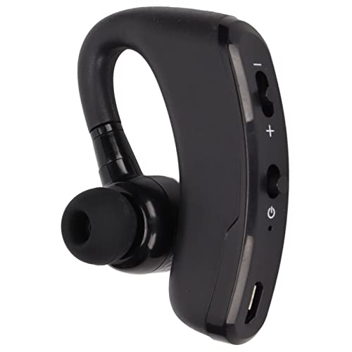 Lazmin112 Bluetooth-Kopfhörer, V9 Einohr-Bluetooth-Kopfhörer Drahtloser Ohrbügel-Kopfhörer Sporttreibender Business-Kopfhörer von Lazmin112
