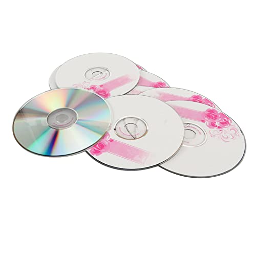 Lazmin112 CD R-Rohlinge, 52-fache Geschwindigkeits-Rohlinge, Beschreibbare Disc mit 700 MB Kapazität, Zum Speichern Digitaler Bilder, Musikdaten, Universell für IOS für Win (10 STÜCKE) von Lazmin112