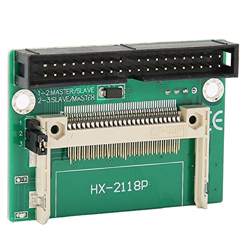 Lazmin112 CF auf 3,5-Zoll-IDE-Karte, Unterstützt DMA 40-Pin 40-Pin-Adapter Geeignet für Computer-Peripherie-Elektronik-Festplatten-LCD-Bildschirm Industrielle Steuerung von Lazmin112