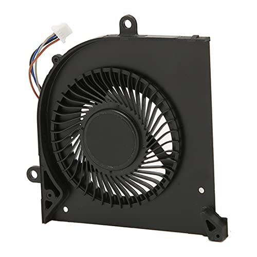 Lazmin112 CPU-GPU-Lüfter für GS75 P75 MS 17G1 MS 17G2 BS5005HS U3I BS5005HS U3J, 4-poliger Stromanschluss, Aluminiumlegierung, ABS-Lüfterersatz(CPU-Lüfter) von Lazmin112
