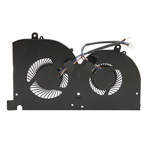 Lazmin112 CPU-GPU-Lüfter für GS75 P75 MS 17G1 MS 17G2 BS5005HS U3I BS5005HS U3J, 4-poliger Stromanschluss, Aluminiumlegierung, ABS-Lüfterersatz(GPU-Lüfter) von Lazmin112