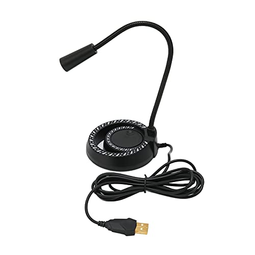 Lazmin112 Computermikrofon, 360°-Soundaufnahme-empfindliches USB-Desktop-Mikrofon, Intelligente Rauschunterdrückung, Verwendet für Gaming, Streaming, Podcasting, von Lazmin112