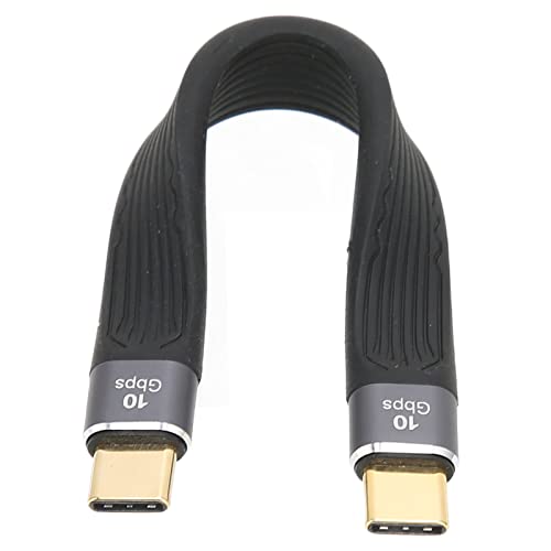 Lazmin112 Datenkabel,-auf- 100W 5A Hochleistungs-PD-Schnellladung 10Gbps 13cm Typ-C-Kabel,Typ-C-Datenleitung für Handy-Laptop-Tablet von Lazmin112