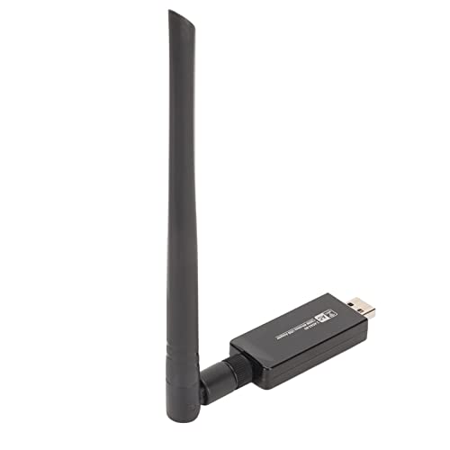 Lazmin112 Drahtlose Netzwerkkarte, 1200M Dual Band USB 3.0-Schnittstellen-WLAN-Adapter, W50L 5DB RTL8812AU AP-Modus-WLAN-Karte, für Android für Win von Lazmin112