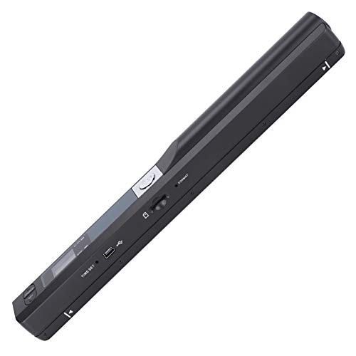 Lazmin112 Drahtloser A4-Scanner, Mini-Handheld-Stiftscanner, wiederaufladbarer Dokumenten-Fotoscanner, schnell scannender Farbscanner von Lazmin112