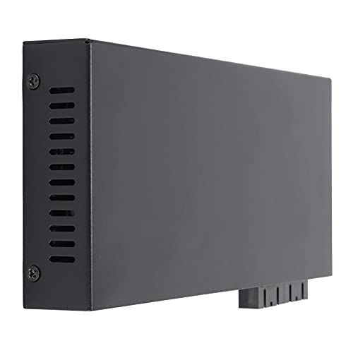 Lazmin112 Ethernet-Medienkonverter, 10/100/1000M Gigabit 8 Ports Single Mode Gigabit Ethernet Converter, für IEEE802.3Z / AB 1000Base-SXLX von Lazmin112