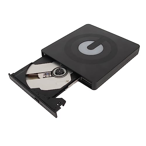 Lazmin112 Externes DVD-Laufwerk, USB 3.0 Typ C, Tragbarer CD/DVD-Brenner-Leser für Laptop, Ultraflacher CD-DVD-RW-Player, Kompatibel mit Windows/Linux/OS X Desktop von Lazmin112