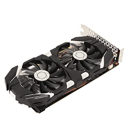 Lazmin112 GPU-Grafikkarte 1759 MHz Boost Clock 8008 MHz Speicherfrequenz 192 Bit Dual Fan 4K HDR Grafikkarte FüR Home Office Gaming (GTX 1060 5GB) von Lazmin112