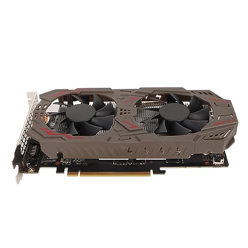 Lazmin112 GTX1060 6G GDDR5 192-Bit-Speicher-Grafikkarte mit 8008 MHz Speicherfrequenz, 8K HDR-Technologie und Kühlenden Dual-Lüftern für Computer-PC-Gaming von Lazmin112