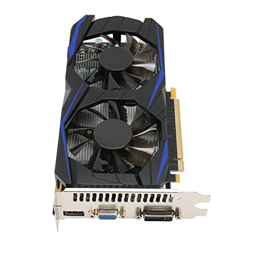 Lazmin112 Gaming-Grafikkarte mit Dual-Lüfter, GTX550Ti 6 GB 192BIT GDDR5 GF116-Kern für DirectX 11 API & CUDA 3.0, VGA DVI PCI Express2.0 Schnittstelle Computer-Grafikkarte (GTX550Ti 6GB) von Lazmin112