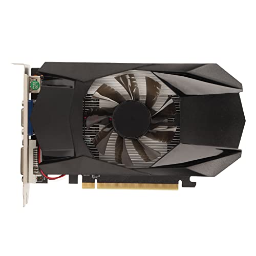 Lazmin112 Grafikkarte für Computerspiele, HD7670 4 GB GDDR5-Grafikkarte 128 Bit 1000 MHz Kernfrequenz, Unterstützt DirectX 11 PCI Express X16 2.1-Steckplatz von Lazmin112