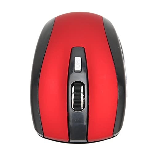 Lazmin112 Kabellose Computermaus, 2,4 GHz Kabellose Optische USB-Mäuse, 3 DPI-Stufen Einstellbar, Unterstützung für Laptop, Desktop, PC (Rot) von Lazmin112