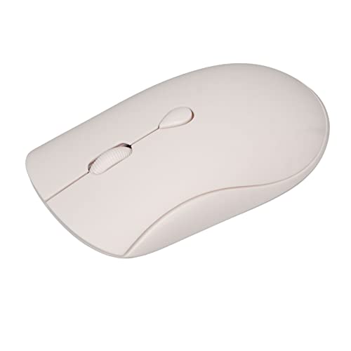 Lazmin112 Kabellose Maus, 2,4 G Ergonomische Optische Maus, Bluetooth 5.2 Computermaus, Tragbare Leise Wiederaufladbare Dual-Mode-Mäuse, für Notebook, PC, Laptop (White) von Lazmin112