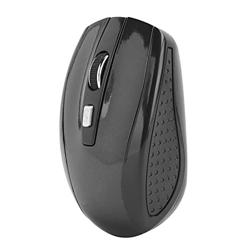 Lazmin112 Kabellose Maus mit Einstellbarer DPI, 2,4 G, Leise Tasten, Rotlicht-Technologie für Notebook-Computerspiele (Black) von Lazmin112