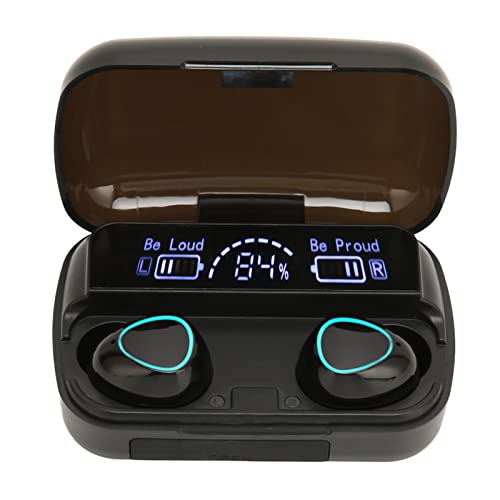 Lazmin112 Kabellose Ohrhörer, BT V5.1 Stereo-Bass-Kopfhörer mit Geräuschunterdrückung, IPX7, Wasserdicht, Lange Akkulaufzeit, In-Ear-Kopfhörer mit Ladekoffer für Sportfahrten nach Hause Lazmin112 Kabellose Ohrhörer, BT V5.1 Stereo-Bass-Kopfhörer mit Geräuschunterdrückung, IPX7, Wasserdicht, Lange Akkulaufzeit, In-Ear-Kopfhörer mit Ladekoffer für Sportfahrten nach Hause von Lazmin112