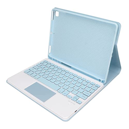Lazmin112 Kabellose Tastatur für IOS Tablet Pro 9,7 Zoll Air 2, Magnetisches Design, Automatischer Schlafmodus, Rutschfester Ständer, Stifthalter (Blue) von Lazmin112