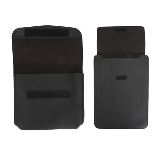 Lazmin112 Laptop-Hülle aus PU-Leder, Kompatibel mitAir Pro 13–13,3 Zoll Notebook, Mehrere Taschen, Aufbewahrungstasche, Leicht und Stilvoll, Schwarz von Lazmin112