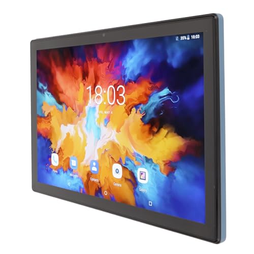 Lazmin112 M11 10,1-Zoll-Tablet für Android 11, Octa Core 12 GB RAM 256 GB ROM 5G WiFi 4G LTE-Anruftablett, HD-Display, 12 MP 24 MP Kamera, 8800 MAh Akku, für Büro, Zuhause, Schule (Blue) von Lazmin112