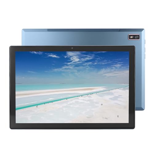 Lazmin112 Octa-Core-Tablet 10,1 Zoll, 8 GB RAM, 128 GB ROM, 7000-mAh-Akku, 4G LTE, Zwei Lautsprecher, HD-Display (Blue) von Lazmin112