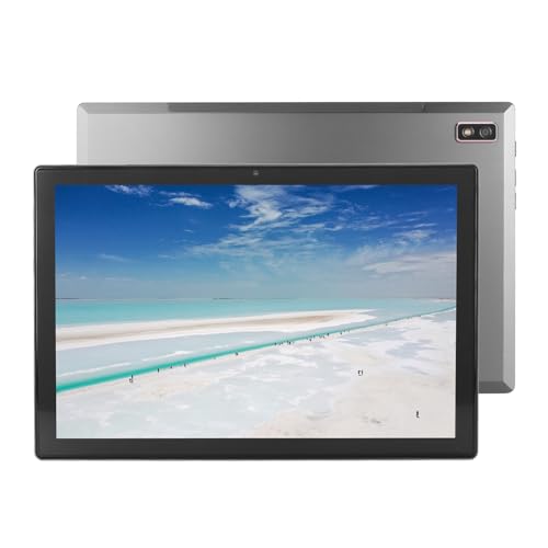 Lazmin112 Octa-Core-Tablet 10,1 Zoll, 8 GB RAM, 128 GB ROM, 7000-mAh-Akku, 4G LTE, Zwei Lautsprecher, HD-Display (Grey) von Lazmin112