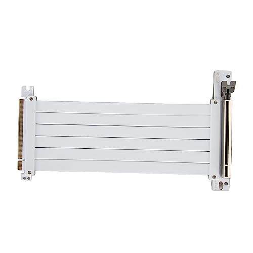Lazmin112 PCIE 3.0 X16 Riser-Kabel, Flexibler 90-Grad-GUP-Extender-Kartenadapter mit Hoher Geschwindigkeit, Grafikkarten-Verlängerungskabel für Vertikale, Kompatibel mit PCIE von Lazmin112