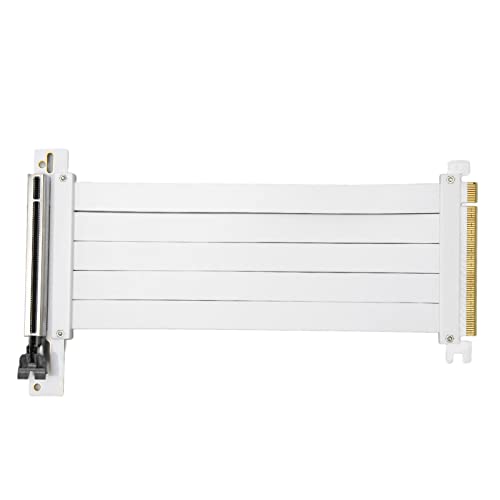 Lazmin112 PCIE 4.0 X16-Verlängerungskabel, 128 GB/bsp Rechtwinkliges EMI-abschirmendes GPU-Verlängerungskabel, Grafikkarten-Riser-Kabel, für RTX3090 RTX3080 RTX3070 RTX3060TI (30cm) von Lazmin112