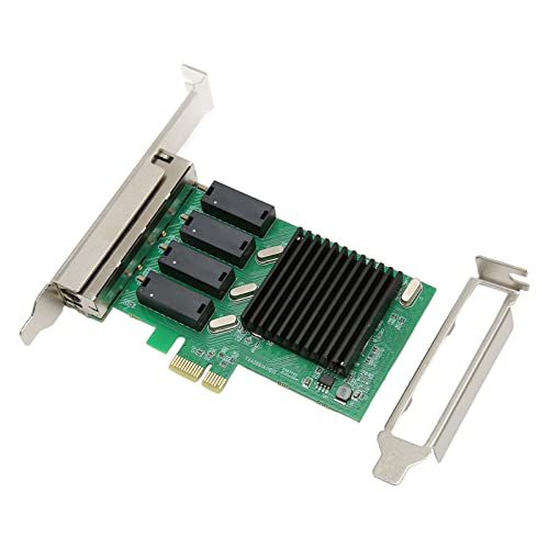 Lazmin112 PCIe-Netzwerkkarte, 10 100 1000Mbps NIC-Controller, RJ45-Anschluss, RTL8111H-Chipsatz, Einfach zu Installierende Gigabit-Ethernet-Karte, für Computer-Server-Geräte von Lazmin112