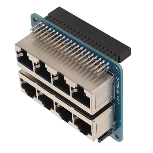 Lazmin112 Professionelles GPIO-Board mit 8 RJ45-Ports für RPi 1A+ 1B+ 2B 3B 3B+ 3A+ 4B, Erweitern Sie Ihr RPi mit Praktischen Anschlüssen und Flexibler Stromversorgung Lazmin112 Professionelles GPIO-Board mit 8 RJ45-Ports für RPi 1A+ 1B+ 2B 3B 3B+ 3A+ 4B, Erweitern Sie Ihr RPi mit Praktischen Anschlüssen und Flexibler Stromversorgung von Lazmin112
