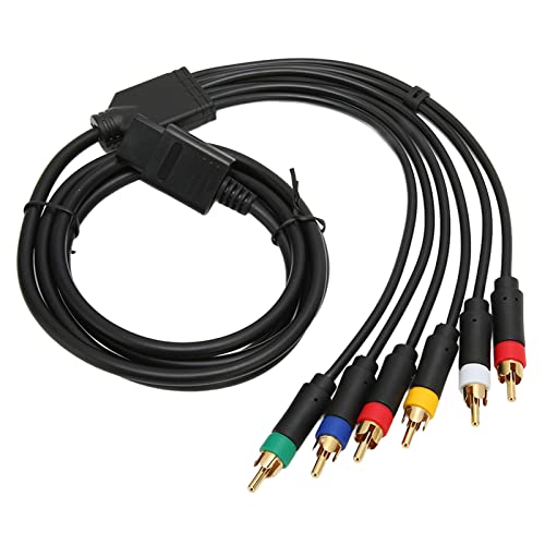Lazmin112 RGB RGBS Multifunktionales Verbundkabel, Hochflexibler, Weicher, Stabiler Komponenten-AV-Kabeladapter, mit 4 BNC-Köpfen, für NGC, für N64, für SFC, für SNES Lazmin112 RGB RGBS Multifunktionales Verbundkabel, Hochflexibler, Weicher, Stabiler Komponenten-AV-Kabeladapter, mit 4 BNC-Köpfen, für NGC, für N64, für SFC, für SNES von Lazmin112