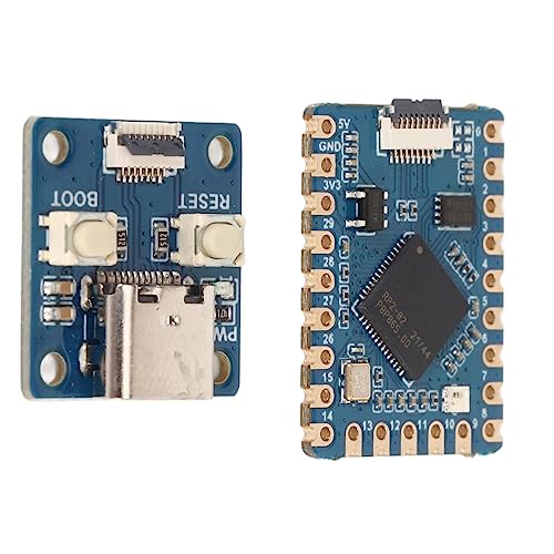 Lazmin112 RP2040 Tiny Development Board für Raspberry Pi, Dual-Core-Prozessor, mit USB-Port-Adapter und FPC-Kabel, Unterstützung für C/C++/Python-Entwicklung von Lazmin112