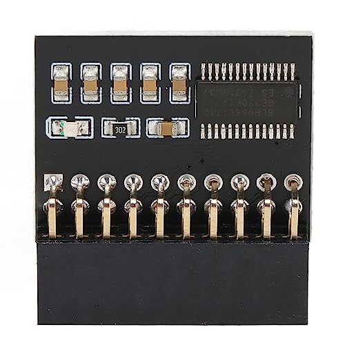 Lazmin112 TPM 1.2-Modul, 20-Pin-LPC-Schnittstelle, Stabiles, Hochsicheres LPC-Modul aus Langlebigem Material, Unabhängiger Verschlüsselungsprozessor für Motherboard-DDR4-Speicher von Lazmin112