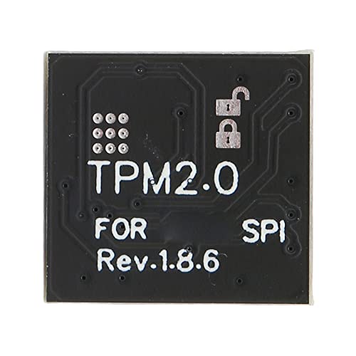 Lazmin112 TPM 2.0-Modul, 14Pin SPI TPM 2.0-Verschlüsselungssicherheitsmodul, 14Pin TPM2.0-Modul mit LPC-Schnittstelle, für AMD B550, für Intel B450 B460, für Windows von Lazmin112