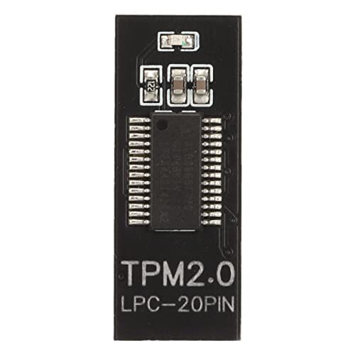 Lazmin112 TPM 2.0-Verschlüsselungssicherheitsmodul, LPC-Schnittstelle 20-polig, Stabile Leistung, Schwarzes TPM 2.0-Modul, Ersatz-TPM für Windows 11-Computer Lazmin112 TPM 2.0-Verschlüsselungssicherheitsmodul, LPC-Schnittstelle 20-polig, Stabile Leistung, Schwarzes TPM 2.0-Modul, Ersatz-TPM für Windows 11-Computer von Lazmin112